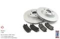 Bremsscheiben Bremsbeläge vorne für Dacia Logan MCV KS_ Sandero Renault Clio II