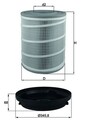 MAHLE Luftfilter LX 3480 KIT Filtereinsatz für MERCEDES ATEGO ECONIC AXOR