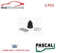 ACHSMANSCHETTE ANTRIEBSWELLE PAAR TRANSMISSION END PASCAL G62008PC 2PCS I NEU