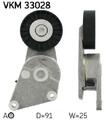 Original SKF Spannrolle Keilrippenriemen VKM 33028 für Citroën Fiat Lancia
