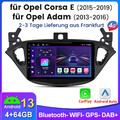 4+64GB Android 13 Autoradio GPS Nav WIFI SWC DAB Für Opel Corsa E 2015-2019 Adam