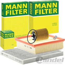 MANN FILTER FILTERSET passend für ALFA MITO 955 FIAT PUNTO 199 1.4 120-170 PS