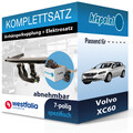 Für Volvo XC60 08- WESTFALIA Anhängerkupplung abnehmbar + 7polig E-Satz AHK