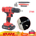 21V Bohrschrauber Akkuschrauber Cordless Hammer Drill & Impact Driver Set 45Nm!!