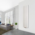 Röhrenheizkörper Weiß oval Design Heizkörper Einlagig/Doppellagig Heizung Neu
