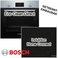 BOSCH Backofenset 3D Heißluft EcoCleanDirect Induktionskochfeld HomeConnect
