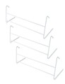 3x 2 Stangen Heizkörper Metall Wäschetrockner Indoor Wäsche Handtuch Hängeständer Weiß