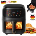 XXL Heißluftfritteuse 8L Fritteusen Friteuse Heißluft Air Fryer Überhitzungsschu