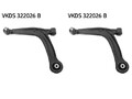 2 x Lenker SKF für ABARTH, FIAT, FORD 500, 500 / 595 / 695, 500C / 595C /