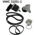 SKF VKMC 31051-1 Wasserpumpe Keilrippenriemensatz für AUDI VW