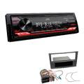 JVC KD-X282DBT Auto Radio Bluetooth DAB+ USB für Opel Zafira B charcoal-metallic