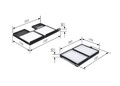 Innenraumfilter BOSCH 1 987 432 159 Partikelfilter für TOYOTA CARINA AVENSIS 6