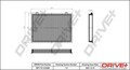 Dr!ve+ Filter, Innenraumluft DP1110.12.0259 für CHEVROLET OPEL