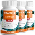 Vitamin B Komplex hochdosiert 3x180 Tabletten alle 8 B Vitamine (B1 B2 B3 B5 B6