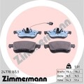 Zimmermann 24778.165.1 Bremsbelagsatz für TOYOTA ASTON MARTIN IQ CYGNET J1