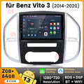 10" 2G+64G Android 13 Autoradio Carplay GPS Navi Für Mercedes Benz Vito 3 W447