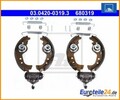 Bremsbackensatz Original ATE Kit ATE 03.0420-0319.3 für Fiat