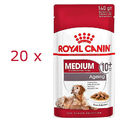 (EUR 15,70 / kg)  Royal Canin Medium Ageing 10+ in Soße Nassfutter (20 x 140 g)