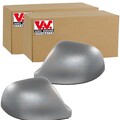 2x VAN WEZEL SPIEGELKAPPEN SCHWARZ RAUH passend für VW MULTIVAN TRANSPORTER