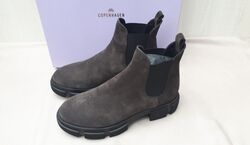 Copenhagen Studios Chelsea Boots Gr. 38 CPH521 crosta off black NEU Leder