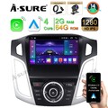 DAB Android 14 CarPlay Autoradio Für Ford Focus MK3 2012-2018 GPS Navi BT 2G+64G