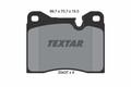 TEXTAR 2043703 Bremsbelagsatz, Scheibenbremse für ALFA ROMEO,BMW,FERRARI,NSU