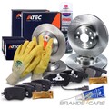 ATEC BREMSSCHEIBEN + BREMSBELÄGE VORNE + HINTEN FÜR AUDI Q3 8U AB BJ 15