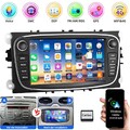 Für Ford Focus Mondeo Mk4 S/C-Max Galaxy Autoradio Android 13 Car GPS WIFI 2+32G