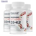 OstroVit Vitamin D3 + K2 - 3 x 90 Tabletten