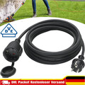 Verlängerungskabel Eurostecker Strom Kabel Euro Verlängerung 2m 5m 250V/16A IP44