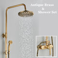 Duscharmatur Antikes Messing Brause Duschset Badezimmer Regendusche Armatur