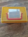 Kleintier Tansportbox, neuwertig, 21x13x16 cm, durchsichtiges Plastik