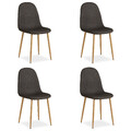 Esszimmerstühle 4er Set Küchenstuhl Essstuhl Polsterstuhl Esszimmer Homestyle4u