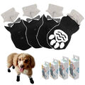 4x Hundesocken Pfotenschutz Welpen Schuhe Socken Pfote Protector Anti-Rutsch XL