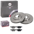 ABS BREMSSCHEIBEN 284mm + BELÄGE VORNE passend für OPEL CALIBRA VECTRA A SAAB