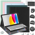 QWERTZ Tastatur Hülle Mit Stifthalter für iPad 11/9/8/7/6th Air 11" 2025 Pro 11
