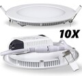 10x LED Panel Einbaustrahler Einbauleuchte Decken Leuchte Set Einbau Spot 230V