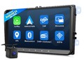 Android 14 CarPlay 9" Autoradio GPS WiFi BT DAB+ Kam Für VW GOLF 5 6 Plus Touran