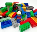 LEGO® 2x4 Steine 3001 Basic Kilo Standard Bausteine bunt BAUMEISTERPAKET kg