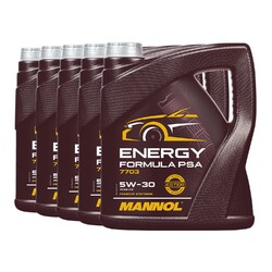 MANNOL 7703 Energy Formula PSA SAE 5W-30 Motoröl PSA B71 2290, 20 Liter