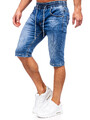 Bermudas Denim Jeans Shorts Jeanshose Kurzhose Motiv Kurze Herren BOLF Classic