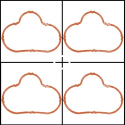 4x ORIGINAL® Victor Reinz Dichtung, Ansaugkrümmer für Fiat SCUDO Kasten