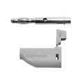 Schützinger Federkorbstecker FK 15 S NI  grün Schraub 2,5mm² 4mm  30VAC 3mOhm