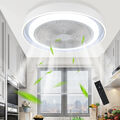 ZMH LED Deckenventilator Ventilator Deckenlampe Beleuchtung mit Fernbedienung