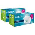Brita Wasserfilter-Kartusche 6er Maxtra Pro ALL-IN-1 - Filterwasser (2er Pack)