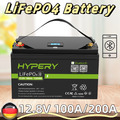 100Ah 200Ah 300Ah 12V LITHIUM LiFePO4 Bluetooth Solarbatterie RV Boot Off-grid