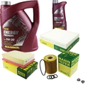 MANN-FILTER Inspektionspaket 6 L MANNOL Energy Premium 5W-30 für Opel Chevrolet