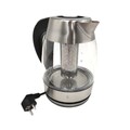 Chefman Elektrischer Wasserkocher Glas Teesieb 1.8 Liter LED Anzeige Abnehmbarer