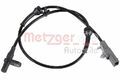 Sensor  Raddrehzahl hinten links Metzger 09001519 passend für NISSAN