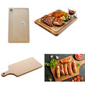 HOLZPADDEL HACKBRETT SCHNEIDEN LEBENSMITTEL SERVIERTABLETT GRIFF HOLZ BBQ STEAK 